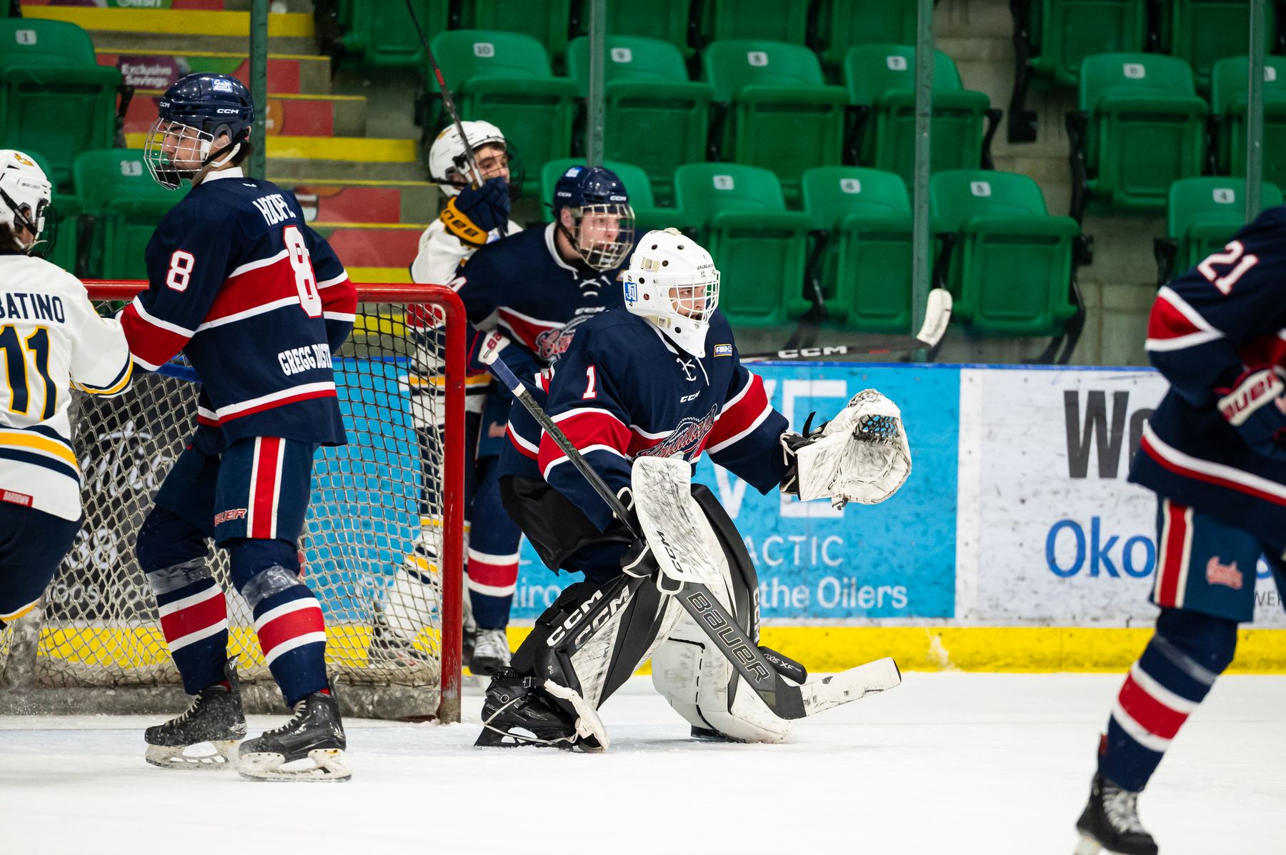 Glove save moment